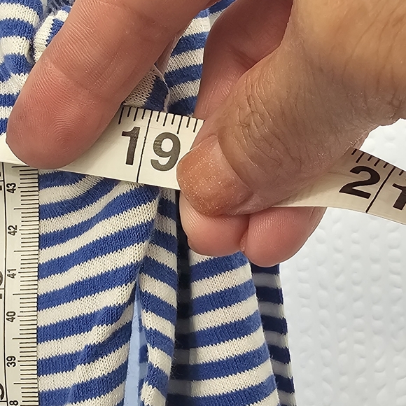 Ralph Lauren Navy and White Striped Long Sleeve Tee Size XS - Picture 3 of 3